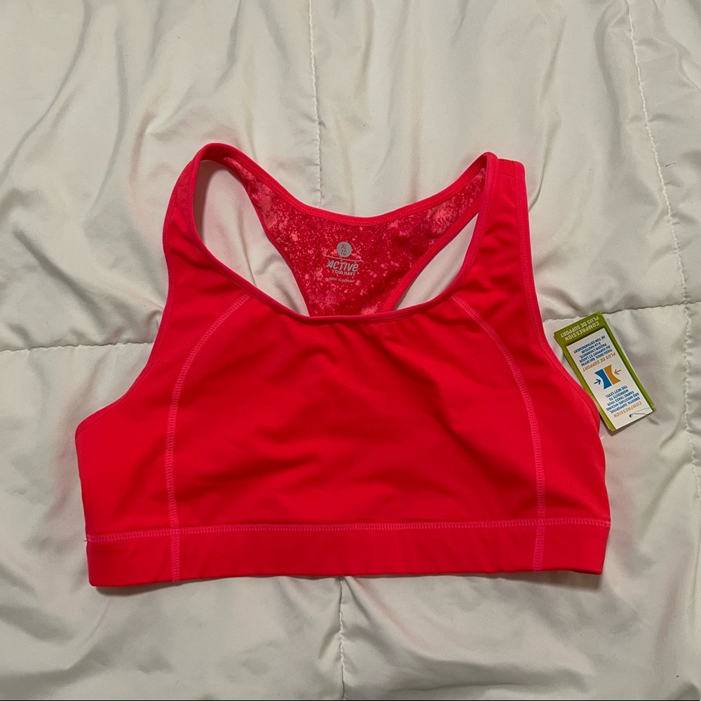 Hot Pink Sports Bra